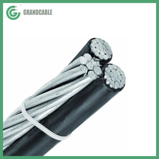 2 AWG AAAC # 2 TRIPLEX  CABLE, 7 STRAND , NEUTRAL.ICEA S-76-474