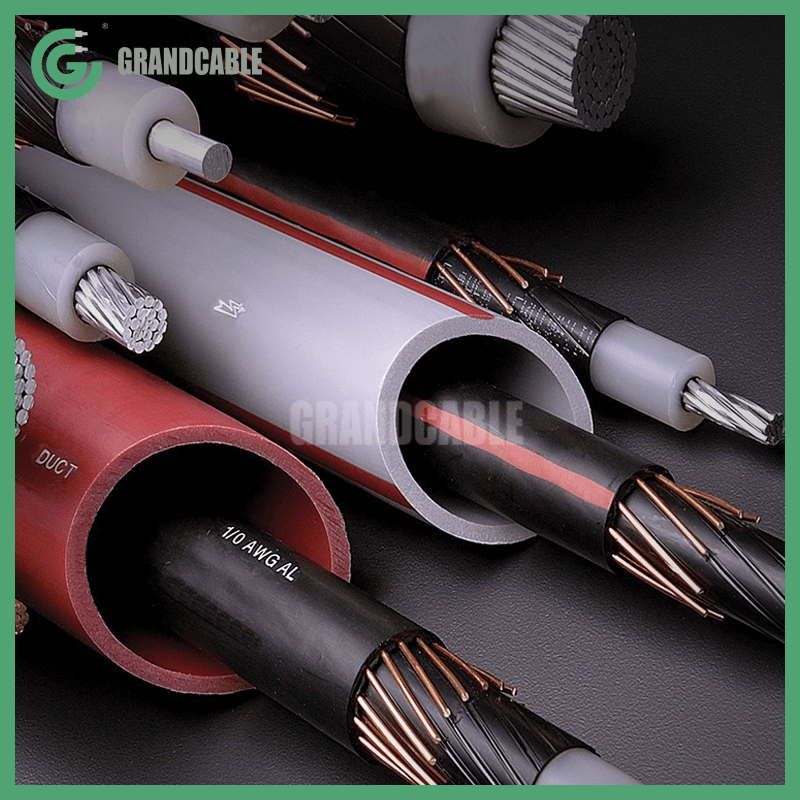 15kv xlpe-tr 750mcm aluminum conductor 1/3neutral concentric of 24 wires copper 12awg, 100% insulation level