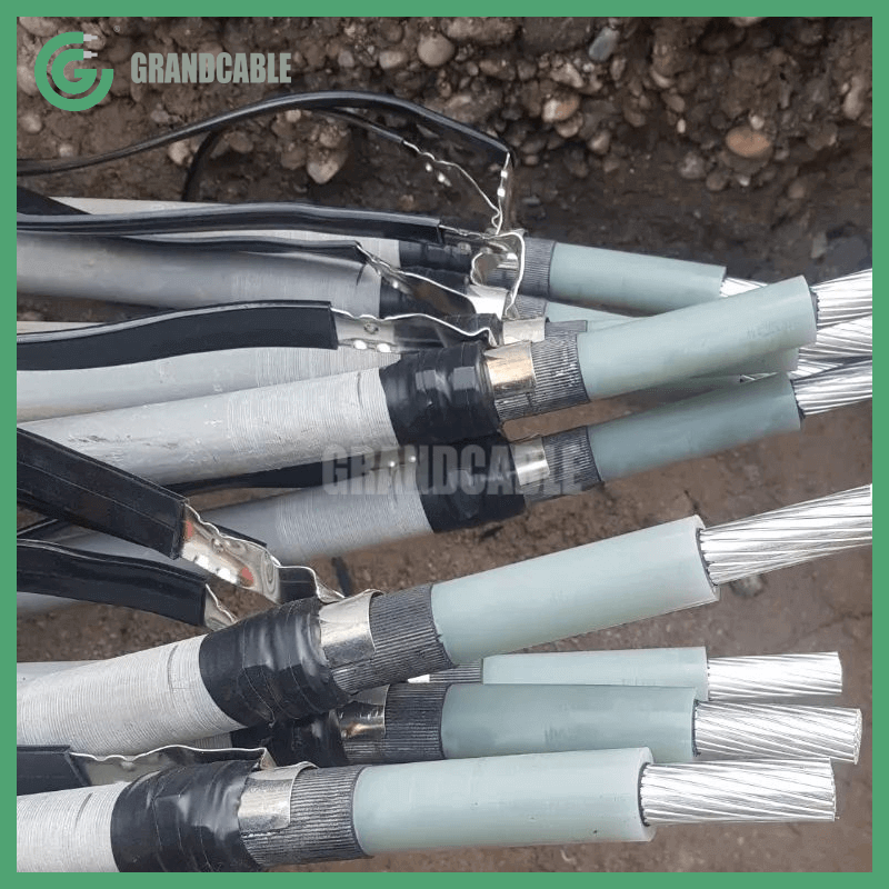 12kV Power Cable (Cu conductor, XLPE insulated, 400 sq.mm., single core, armoured)