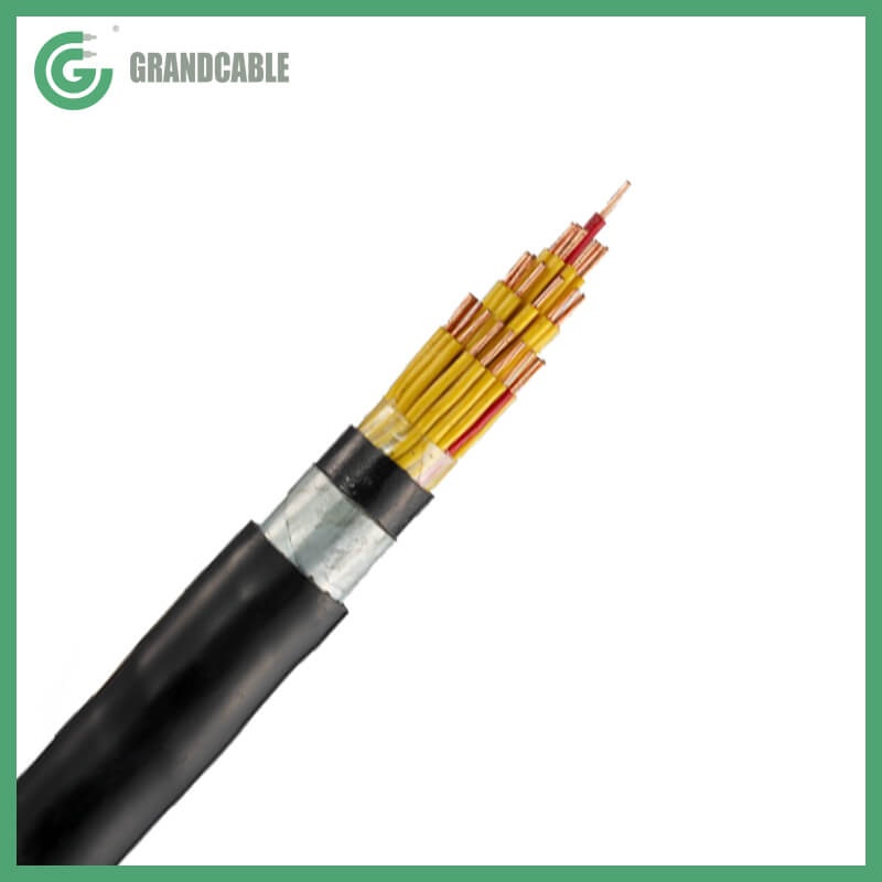 Multicore CU/PVC/STA/PVC Double Steel Tape Armored Control Cable 450